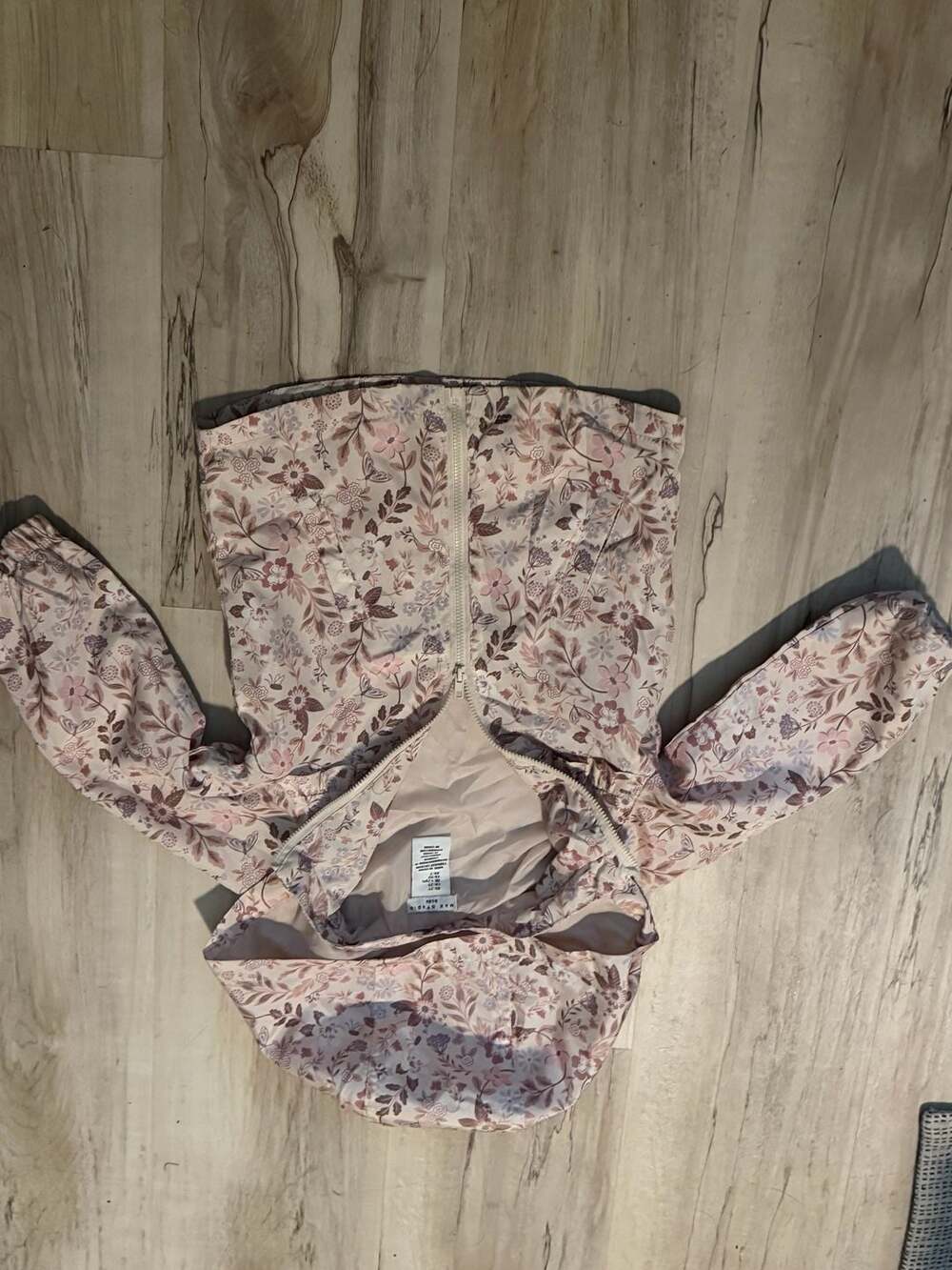 Max Studio Kids Hooded Jacket Size 2T Pink Floral